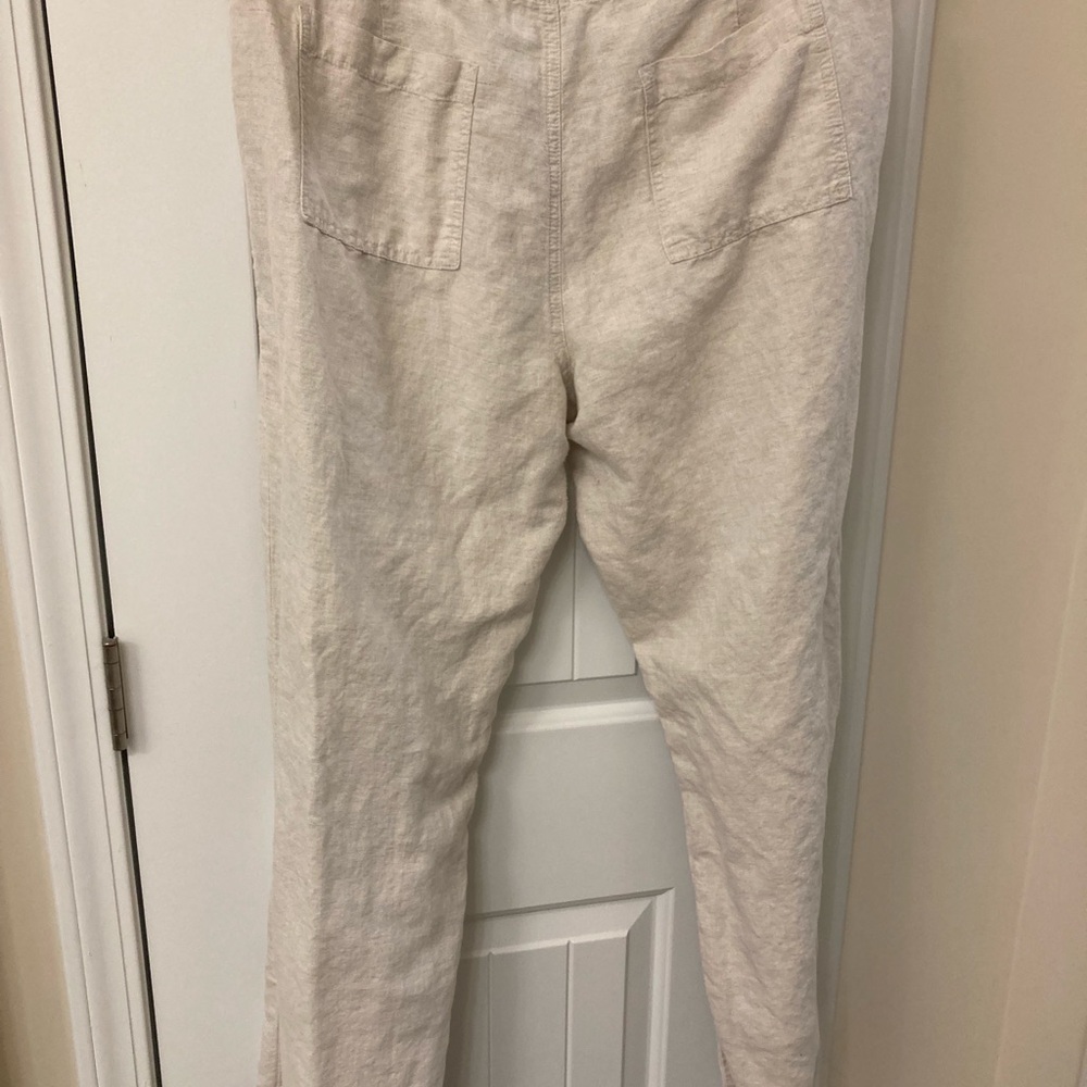 J.Crew Beige Linen Pants